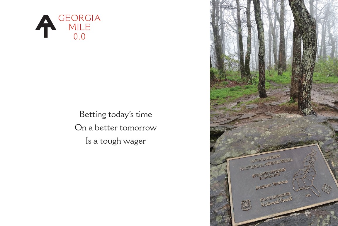 Springer Mountain, Georgia · Mile 0.0